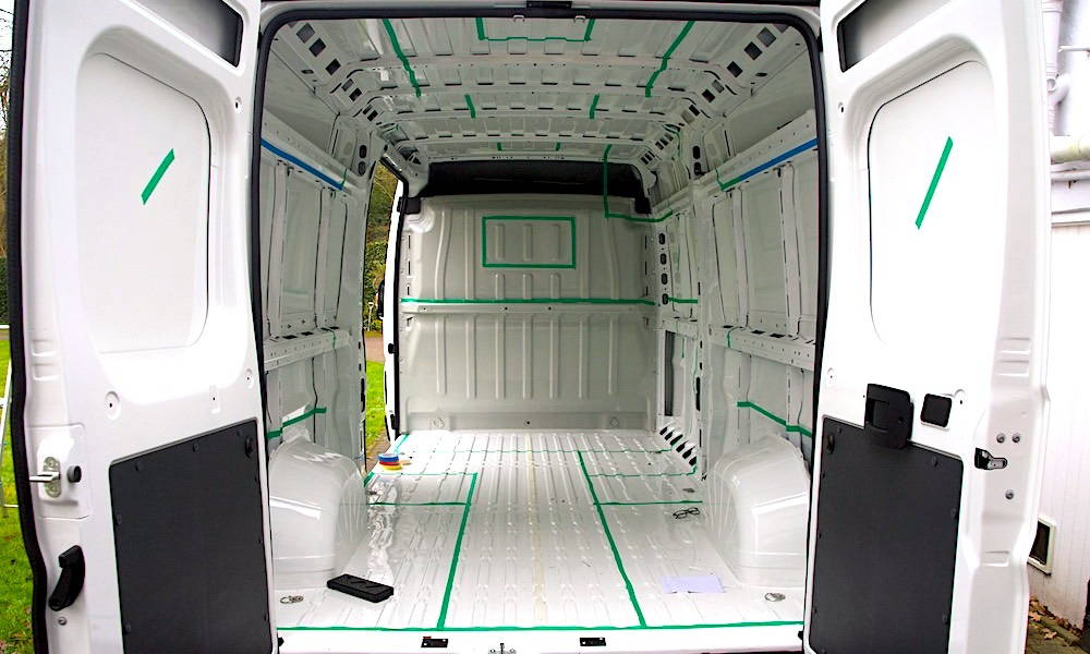 Whyte Camper Van Layout