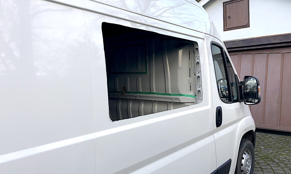 Whyte Camper Van Windows