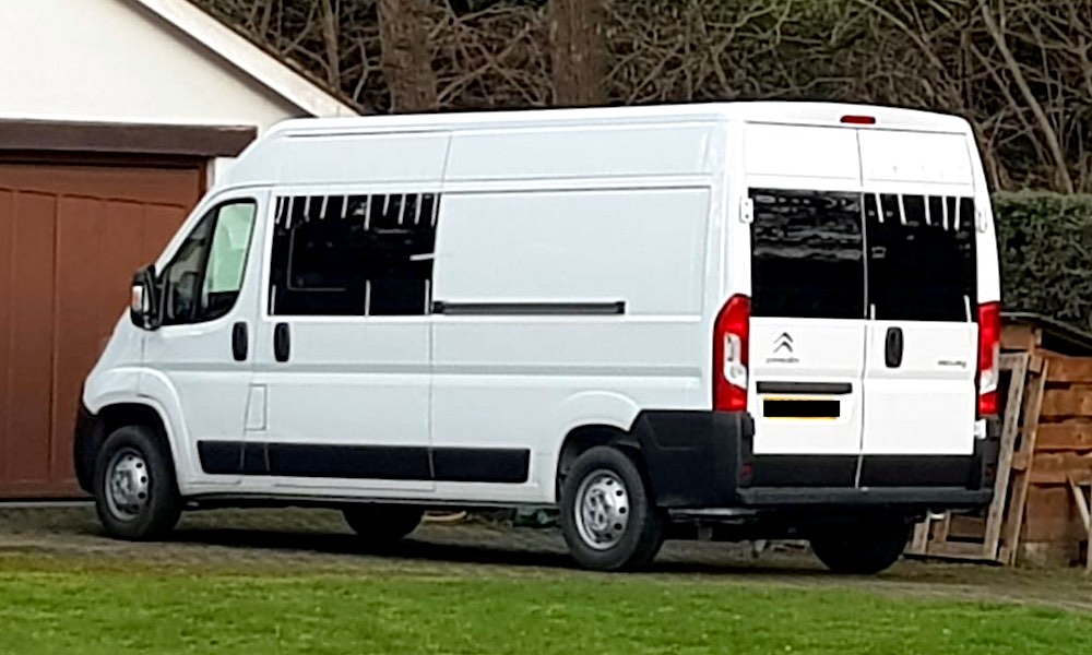 Whyte Camper Van Windows