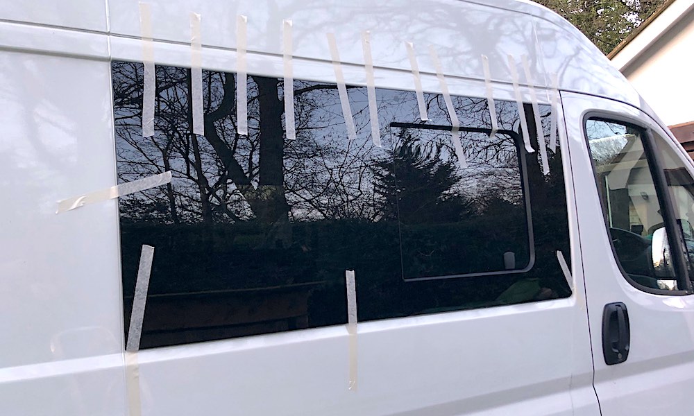 Whyte Camper Van Windows